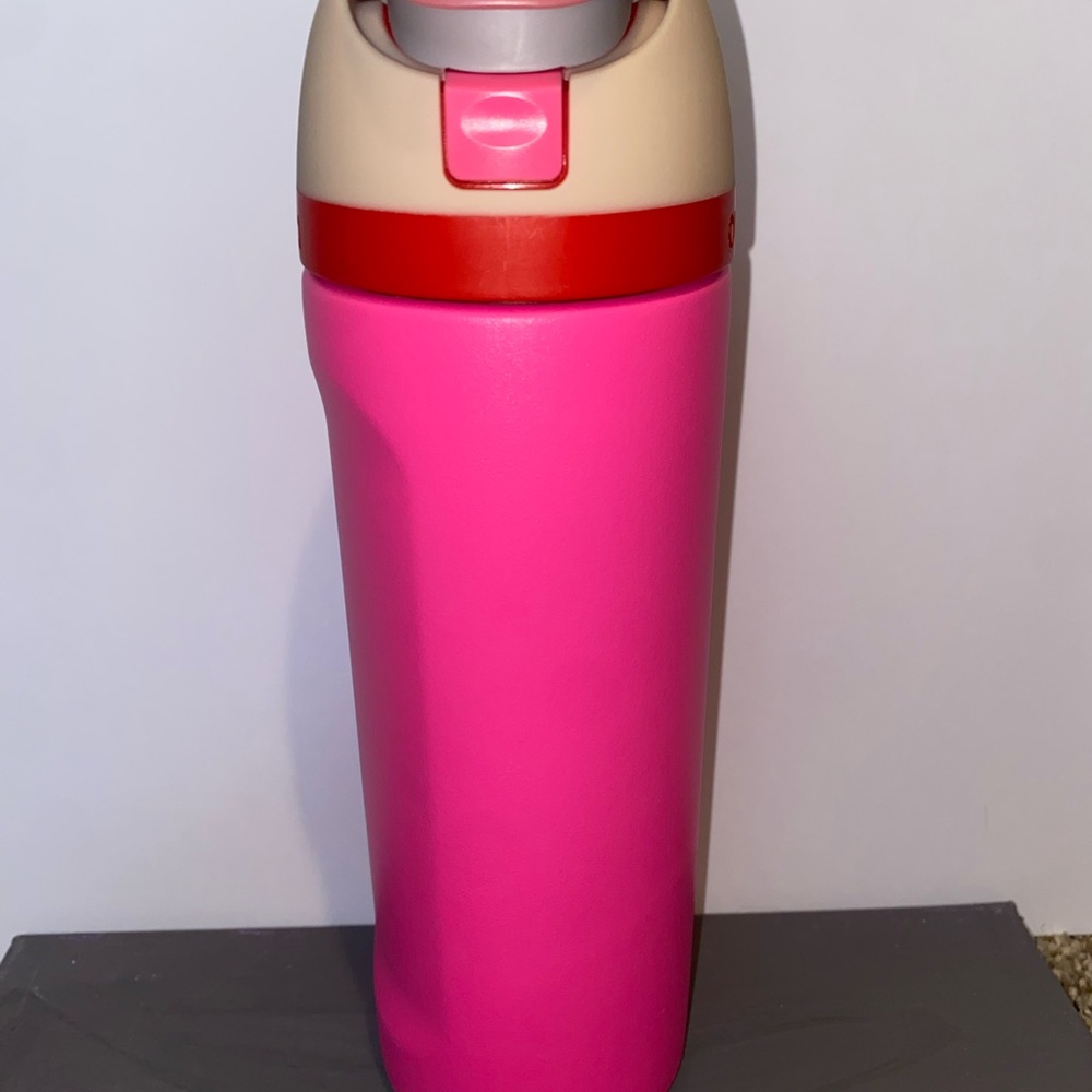 Pink and Red Water Bottle